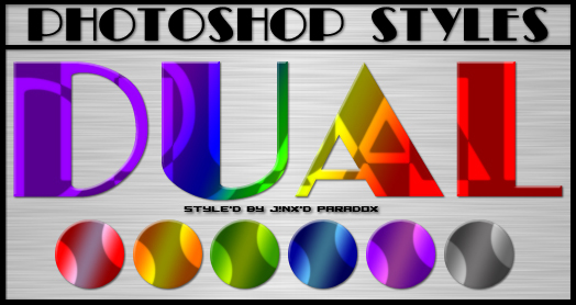 Photoshop Styles - DUAL