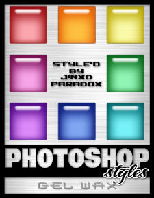 Photoshop Styles - Gel-Wax