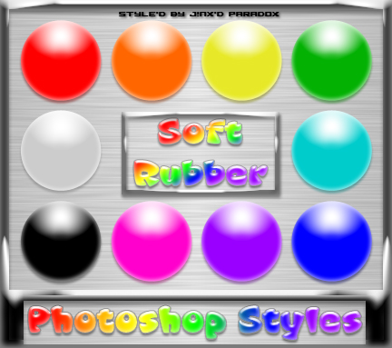 Photoshop Styles - Soft Rubber