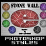 Photoshop Styles - Stone Walls