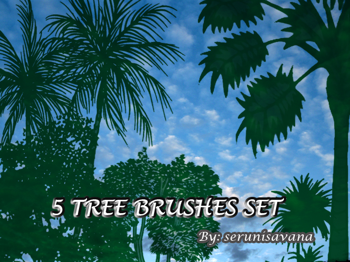 5 Tree Brushes