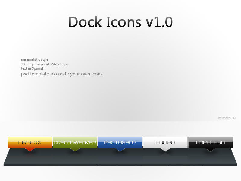 Dock Icons v1.0 by andrei030 on DeviantArt