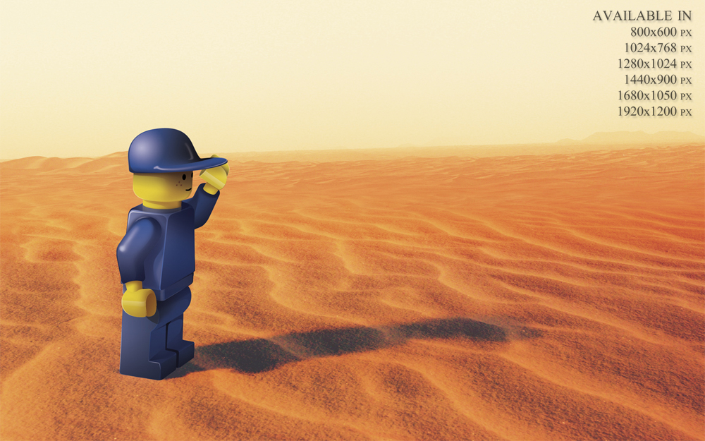 Lonely Lego Wallpaper