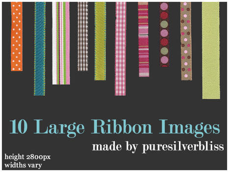 10 Large Ribbon Images