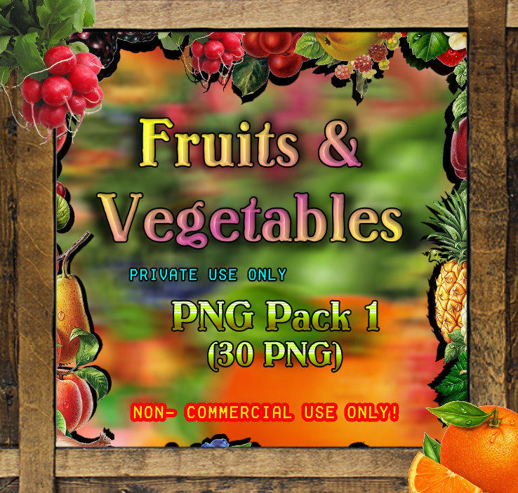 fruits vegetables png pack 1 by jennydittmann on deviantart fruits vegetables png pack 1 by