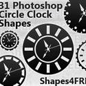31 Photoshop Clock Shapes