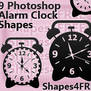 9 Photoshop Alarm Clock Shapes
