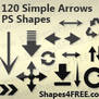 Arrows Photoshop Custom Shapes