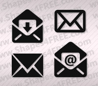 Email PS Custom Shapes