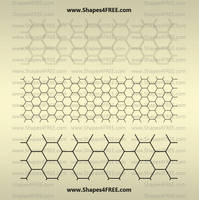 Transparent Hexagon Patterns