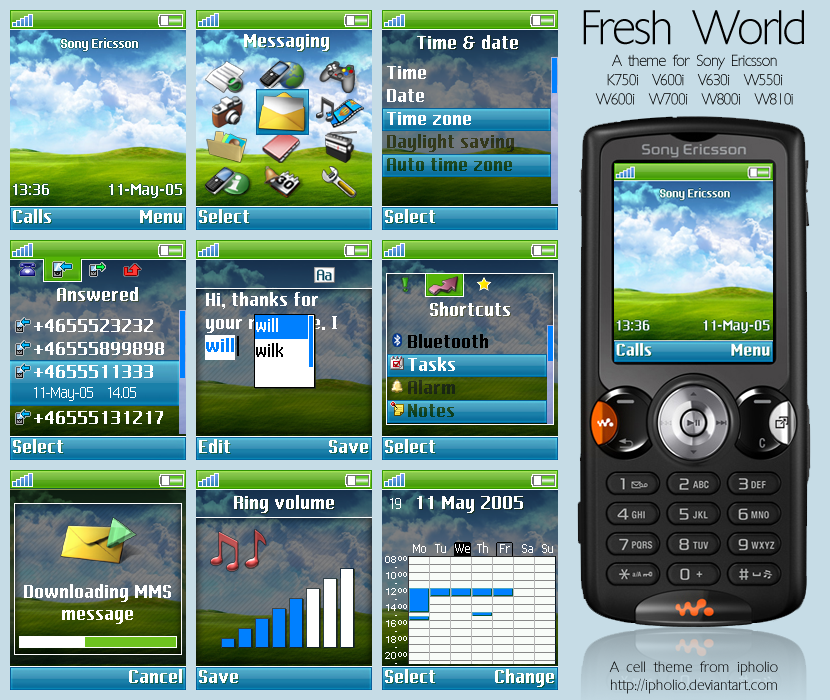 TÉLÉCHARGER THEME SONY ERICSSON V600I ERICSSON TÉLÉCHARGER THEME V600I SONY