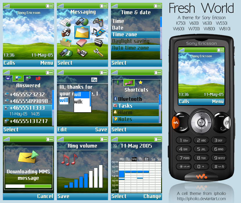 Fresh World For Sony Ericsson