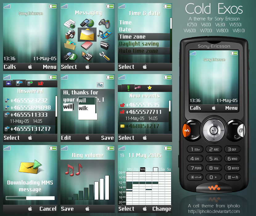 Cold Exos For Sony Ericsson