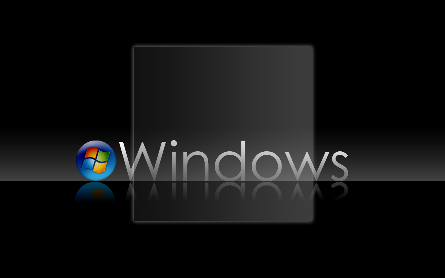 Windows logo on a laptop screen