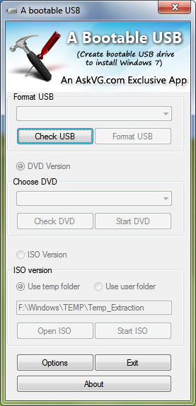 A Bootable USB