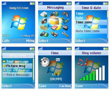 Windows 7 Theme for Sony Ericsson Mobile Phones