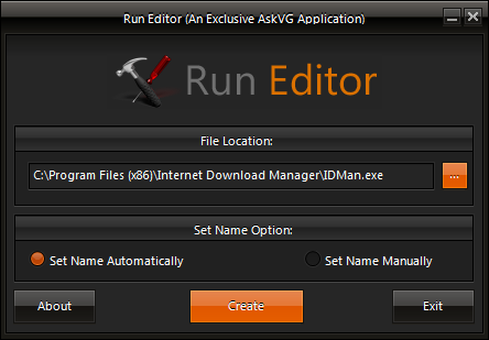 Run Editor 2.1 for Windows