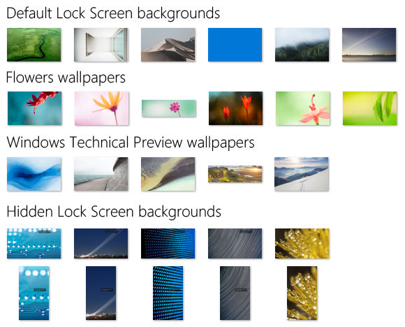 Windows 10 Wallpapers and Lock Screen Backgrounds by Vishal-Gupta on