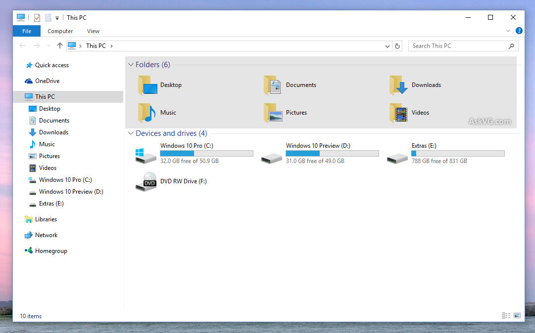 [Tip] Remove 6 Folders from This PC in Windows 10 by Vishal-Gupta on ...