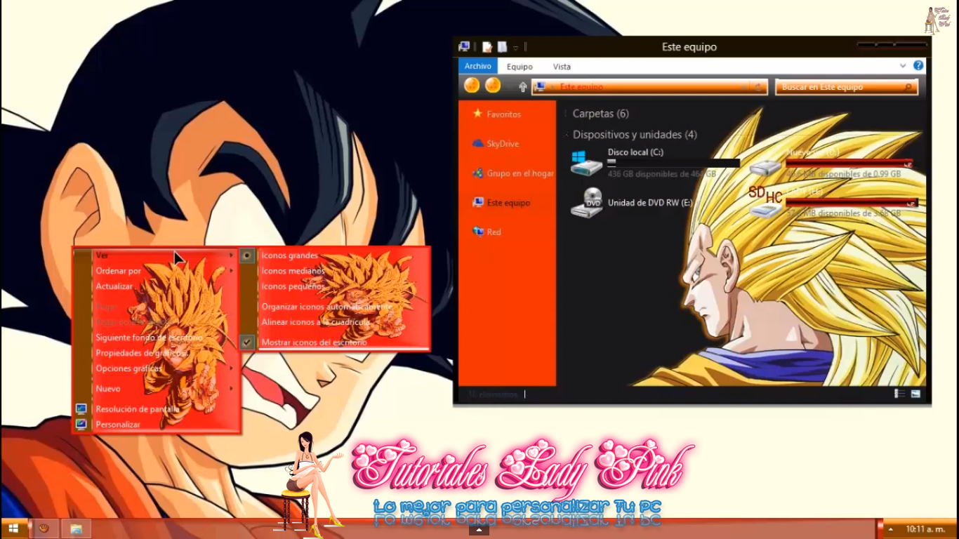 Tema Dragon Ball para Windows 8  by TutosLadyPink on DeviantArt