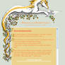 Dragon and Roses Gold CSS