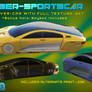 Cyber-Sportscar Pack (FBX XPS OBJ) DOWNLOAD