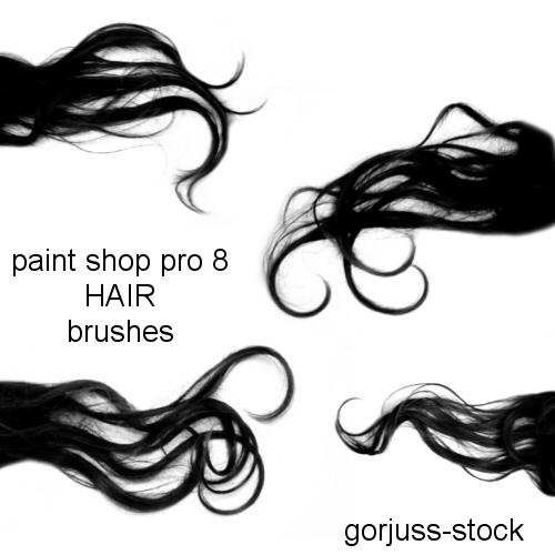PSP8 HAIR brush pack 01 by gorjussstock on DeviantArt