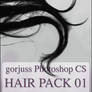 Photoshop HAIR brushes pack 01