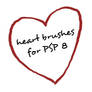 PSP8 HEART brushes