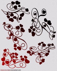 Heart Swirls Brushes
