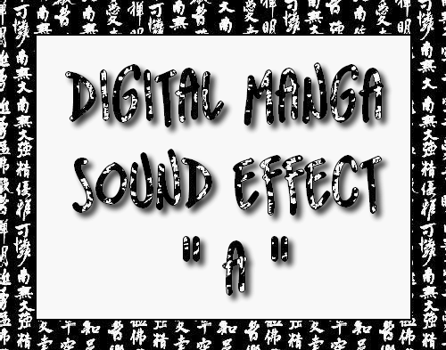 Digital Manga Sound Effect  1