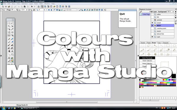 Colours With Manga Studio Ex By Bakenekogirl On Deviantart