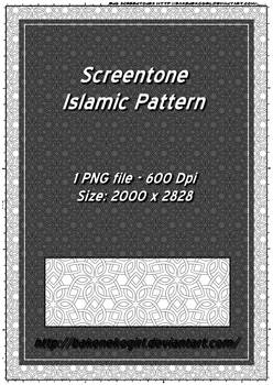Screentone  Islamic Pattern