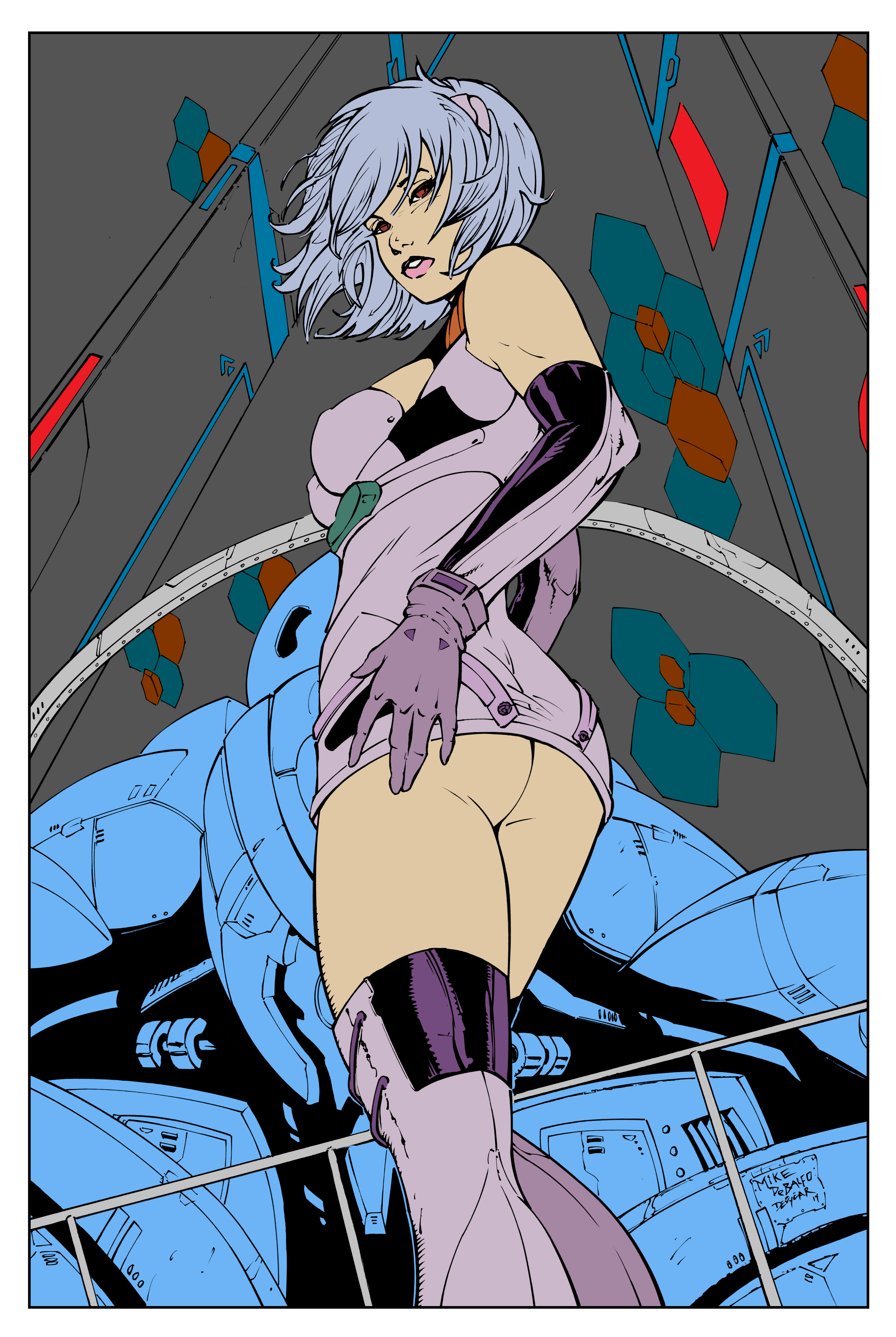 Ayanami Rei Inks - Flatted