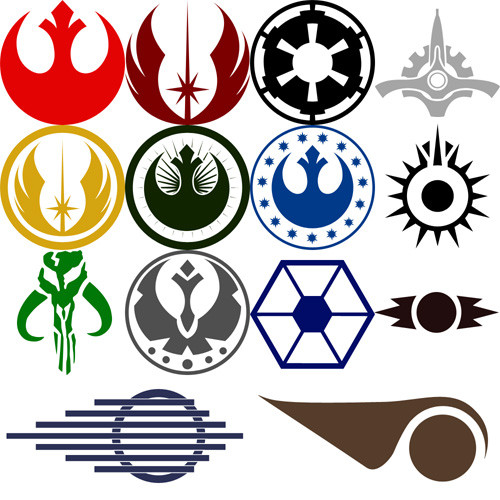 Star Wars Symbol Custom Shapes