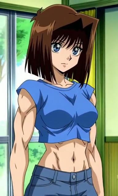 (AI) Anzu Muscle Growth by SodaFlat on DeviantArt