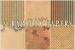 K Scrapbook Papers 01 by kafekafe