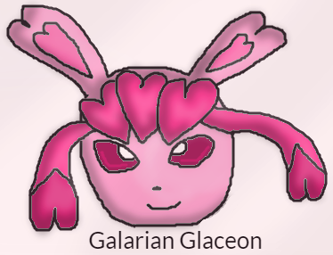 Galarian Glaceon Head by OddRed496 on DeviantArt