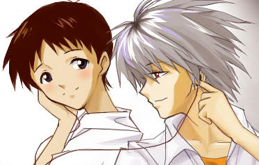 shinji X kaworu- evangelion