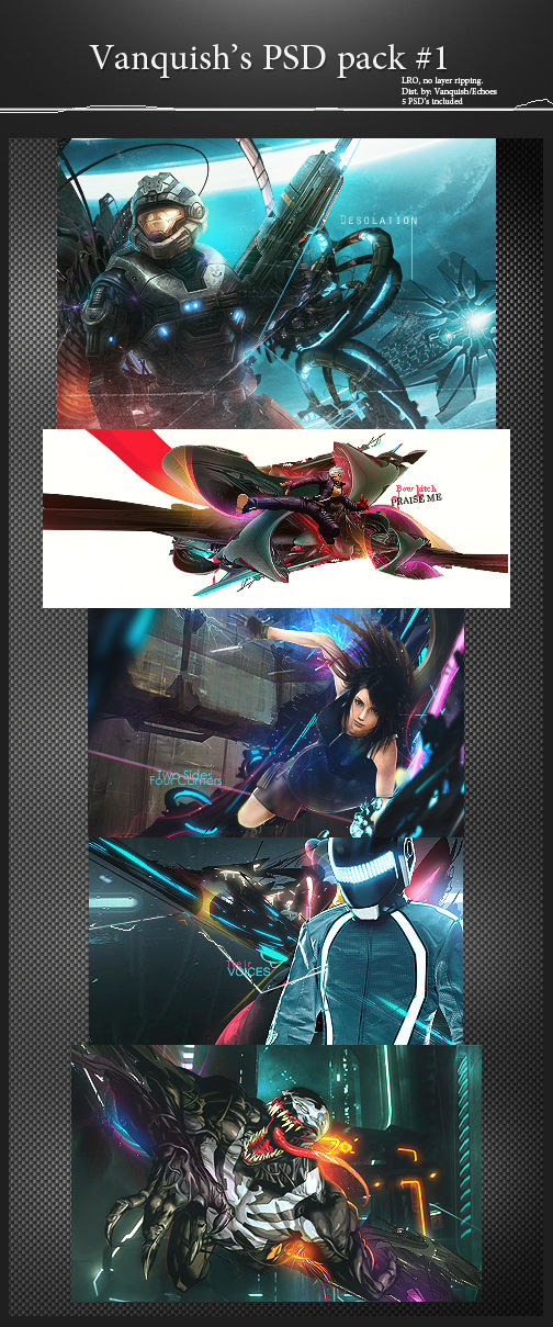 Vanquish's PSD pack 1 by Vanquishvoid on DeviantArt