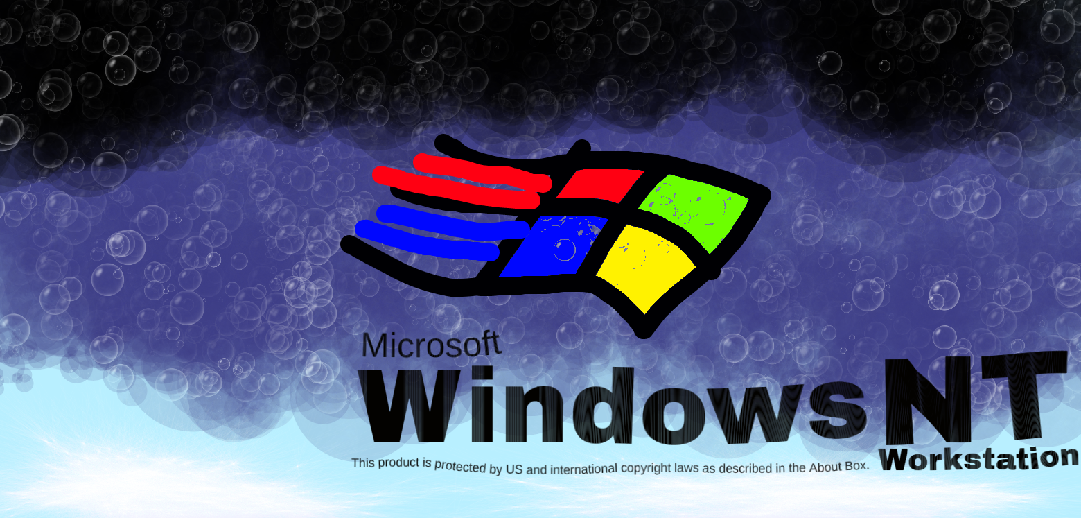 Microsoft windows nt 4 0 workstation bootscreen by brysondoesart on