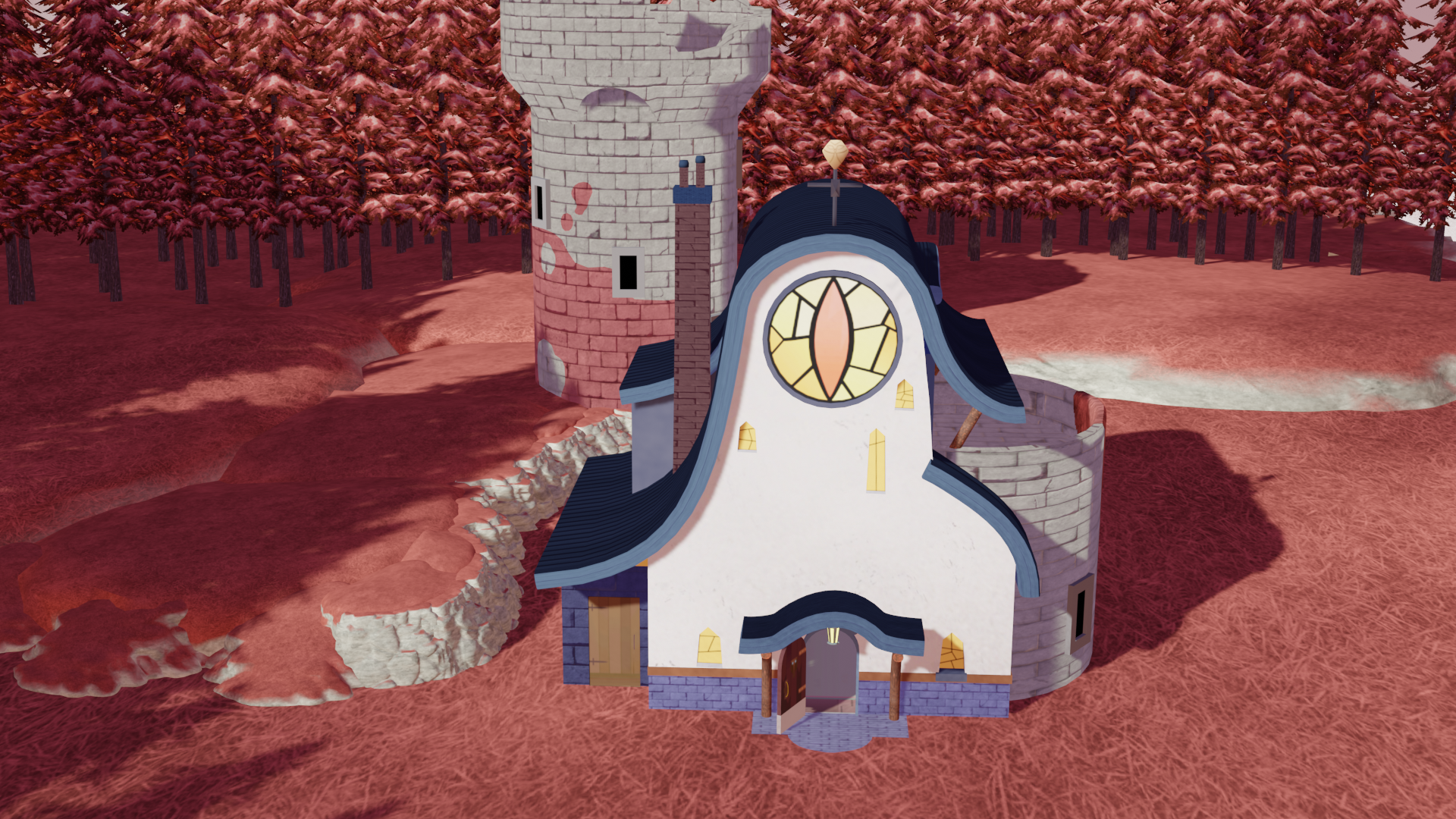 The Owl House | House Exterior (Blender DL) by Fireblade804 on DeviantArt