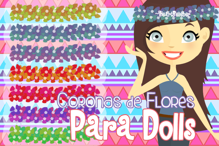 Coronas de Flores para Dolls