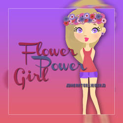 FlowerPower Girl en PNG y PSD