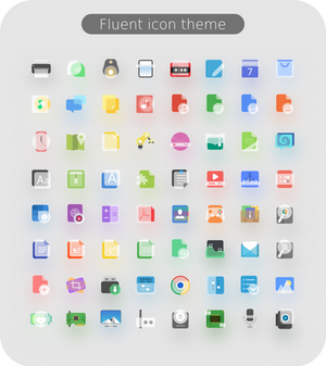 Fluent icon theme