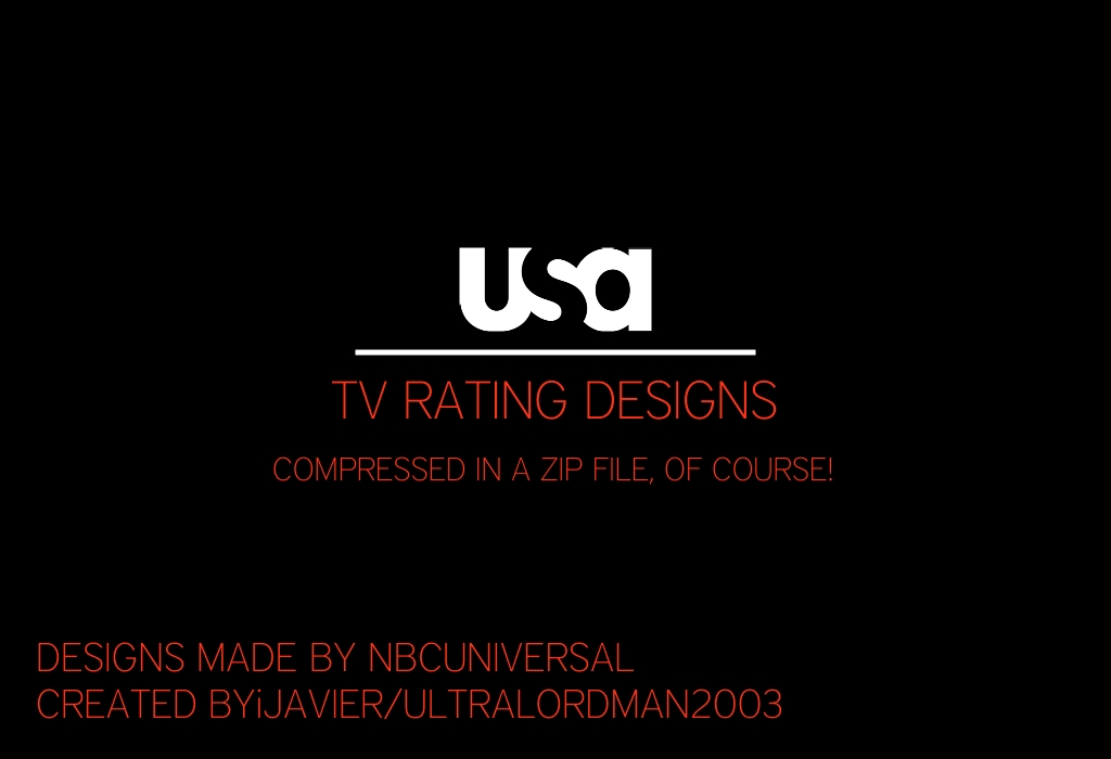 USA Network Rating Graphics IN A ZIP FILE! by iJavierOfficial on DeviantArt