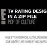 E! TV Rating Designs IN A ZIP FILE!