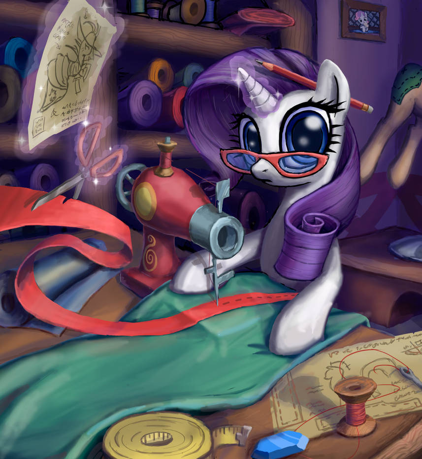 Puffed Rarity Deviantart Rarity by NowISee17 on DeviantArt