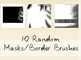 10 Random Border Mask Set 1