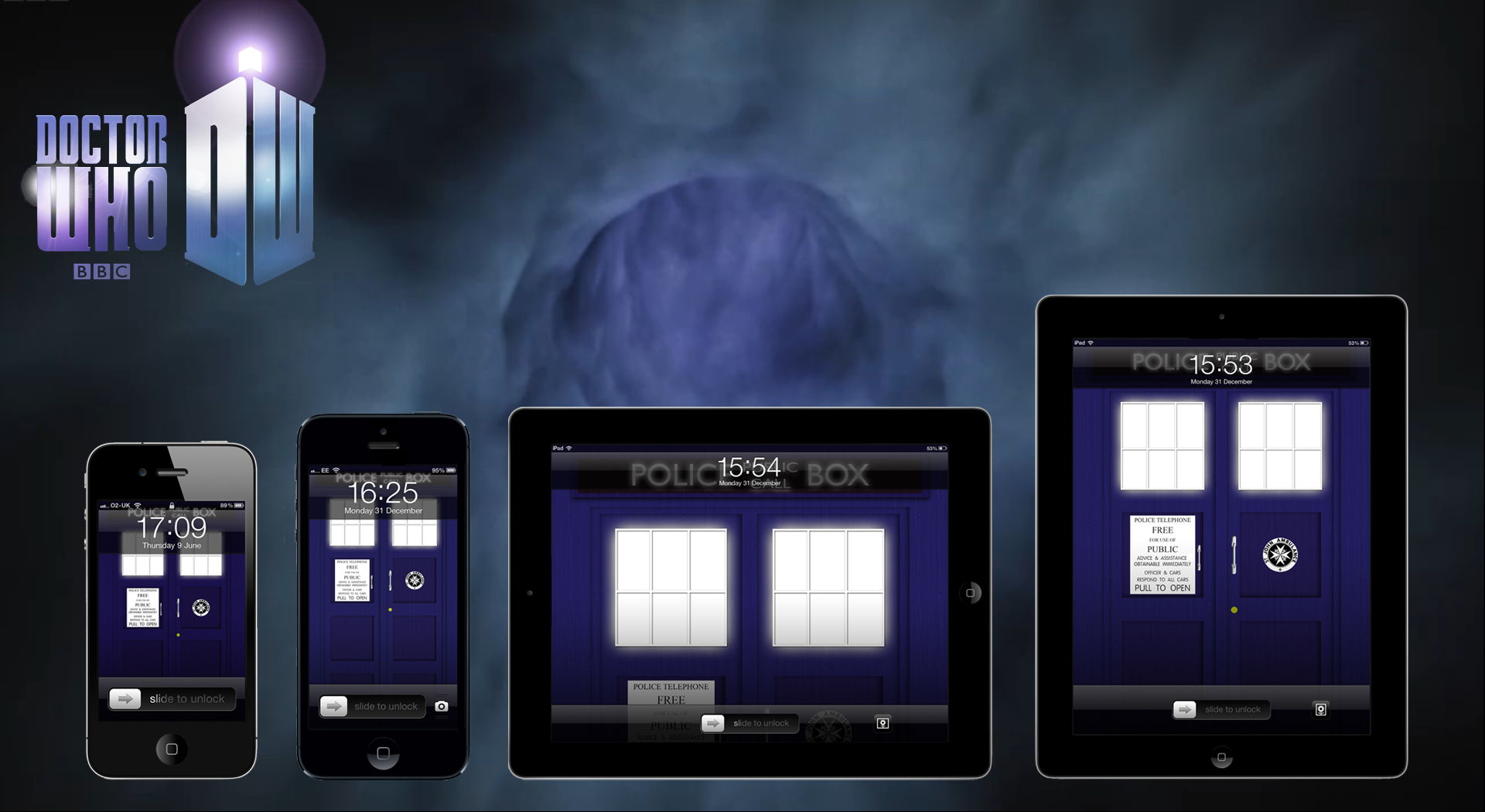 TARDIS Wallpaper - now for iPhone 5 + Retina iPads by deebeeArt on  DeviantArt